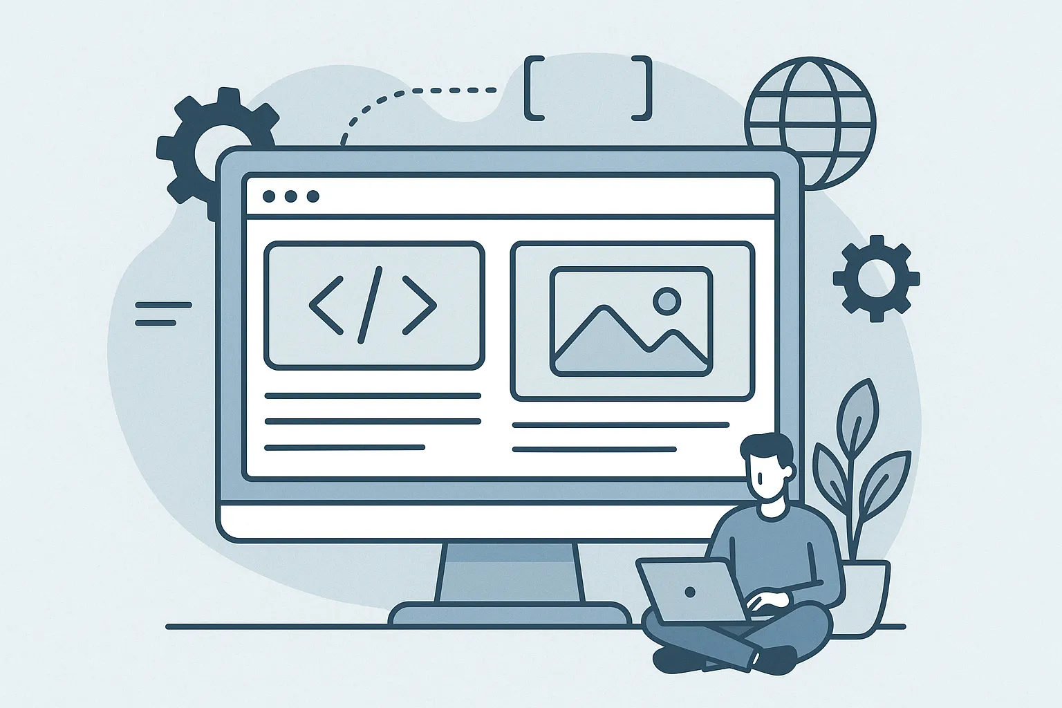 Cover for UX design and Web Development
